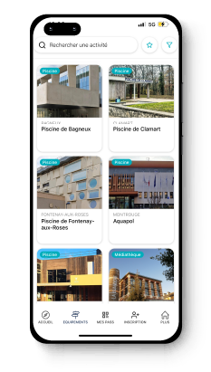 Écran MonValléeSud — équipements
Pour la déchèterie, choisissez votre créneau et présentez votre QR code à l'accueil *